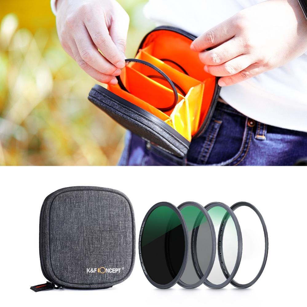  K&F Concept magneettinen suodatinpaketti – ND1000, CPL, UV ja suojapussi