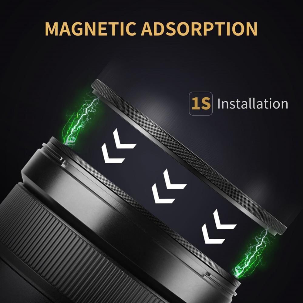  K&F Concept magneettinen suodatinpaketti – ND1000, CPL, UV ja suojapussi