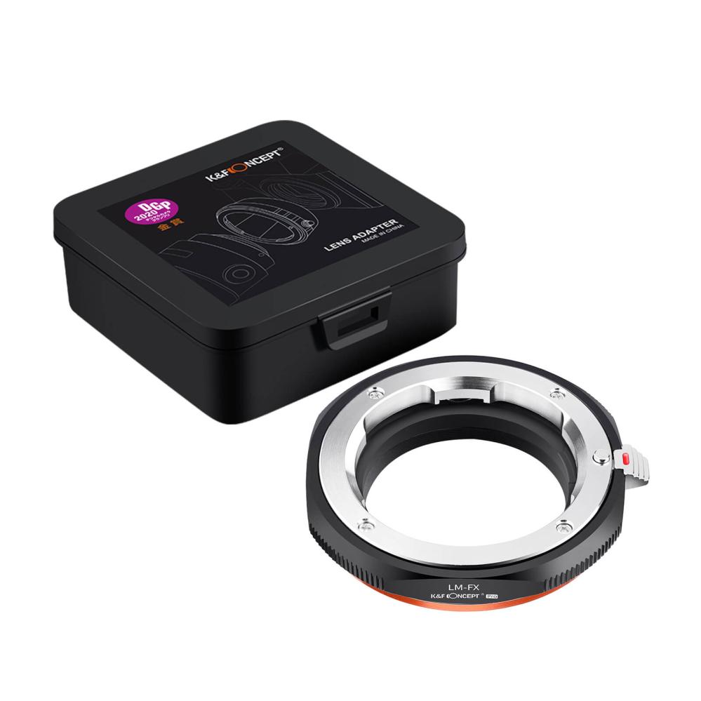  K&F Concept objektivadapter Pro till Leica M objektiv för Fujifilm X kamerahus