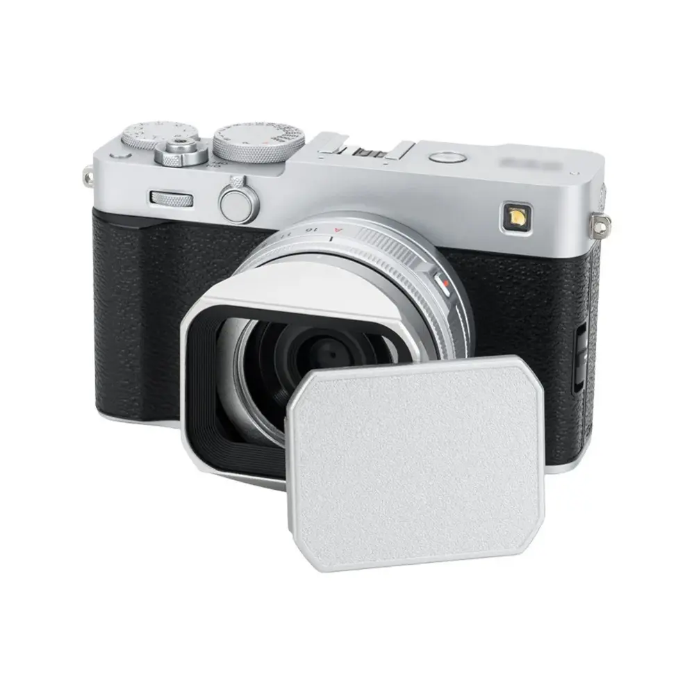  JJC vastavalosuoja Fujifilm XF 23mm f/2.8 R WR- ja XF 27mm f/2.8 -objektiiveille Kamda – nopea toimitus ja turvallinen verkkokauppa