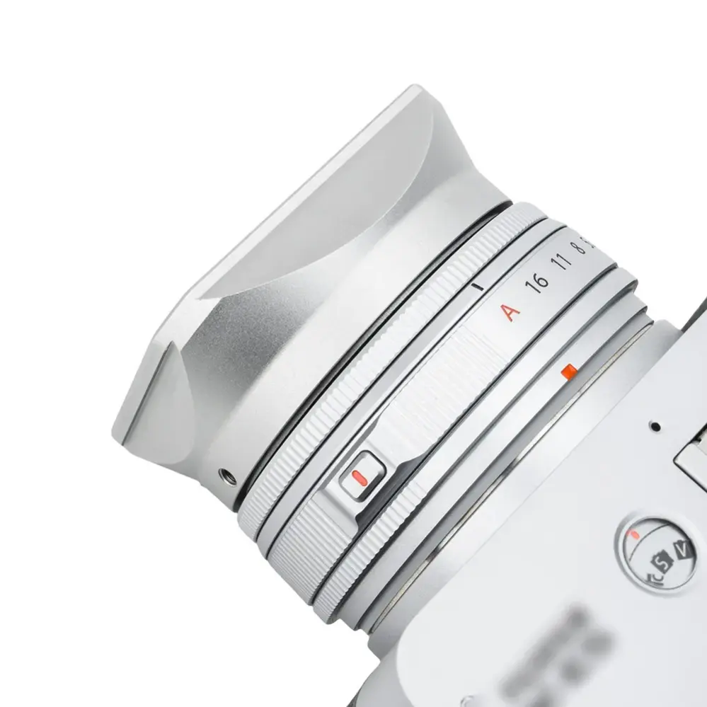  JJC vastavalosuoja Fujifilm XF 23mm f/2.8 R WR- ja XF 27mm f/2.8 -objektiiveille Kamda – nopea toimitus ja turvallinen verkkokauppa