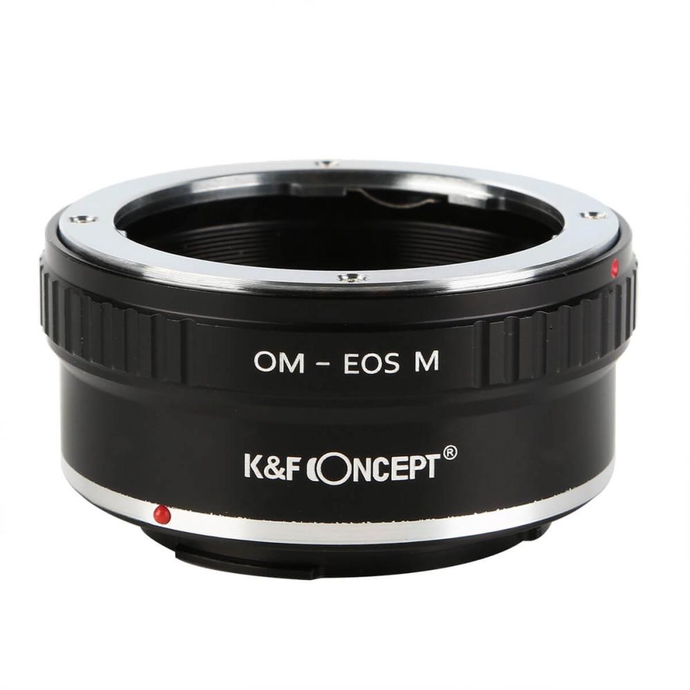  K&F Concept objektivadapter till Olympus OM objektiv för Canon M kamerahus