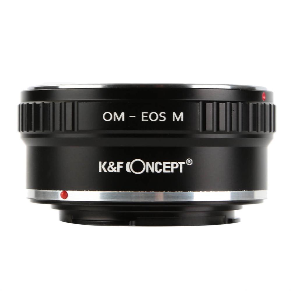  K&F Concept objektivadapter till Olympus OM objektiv för Canon M kamerahus