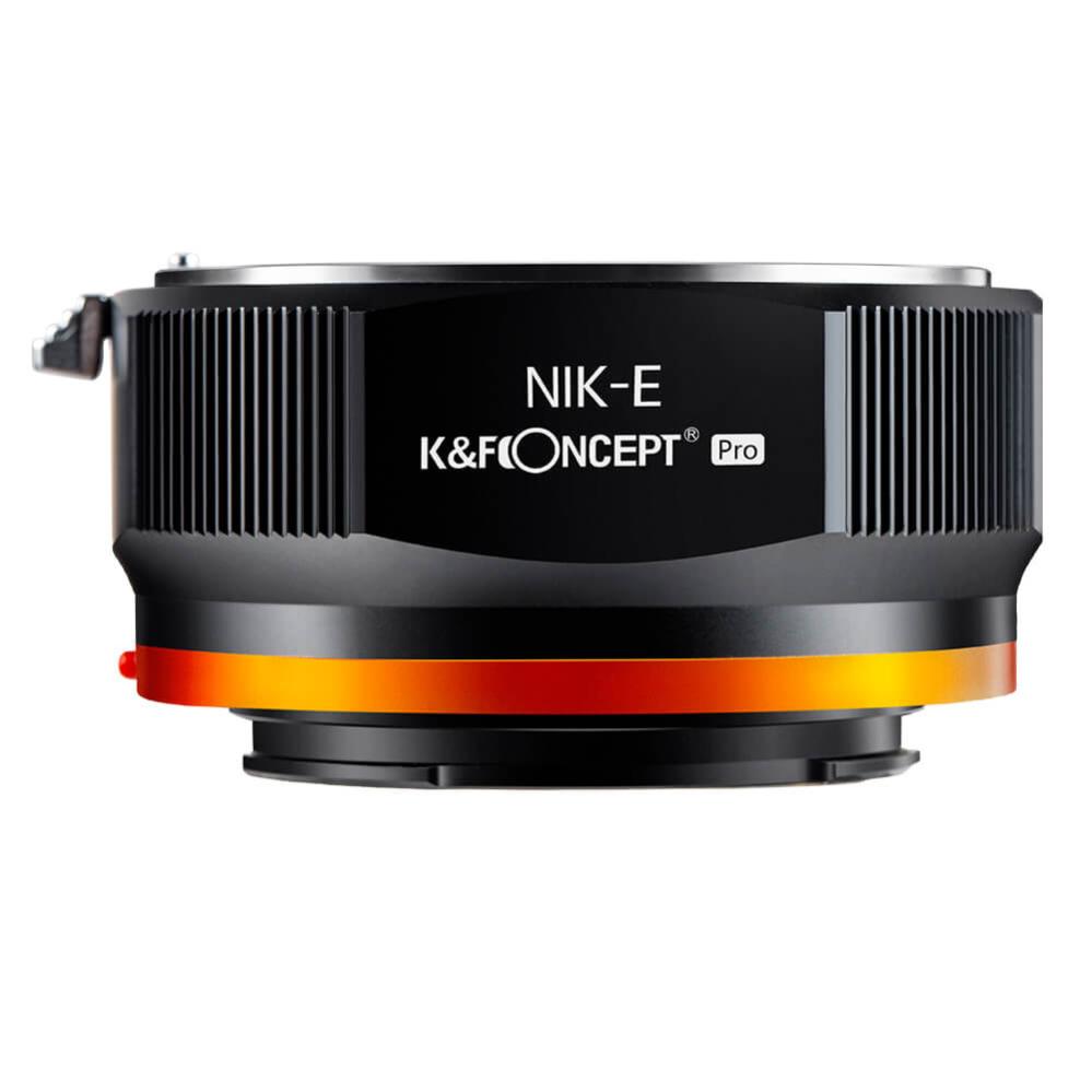  K&F Concept Objektivadapter Pro till Nikon F objektiv för Sony E kamerahus