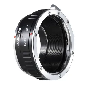  K&F Objektivadapter till Canon EF/EF-S objektiv f&ouml;r Micro 4/3 kamerahus Kamda &ndash; nopea toimitus ja turvallinen verkkokauppa