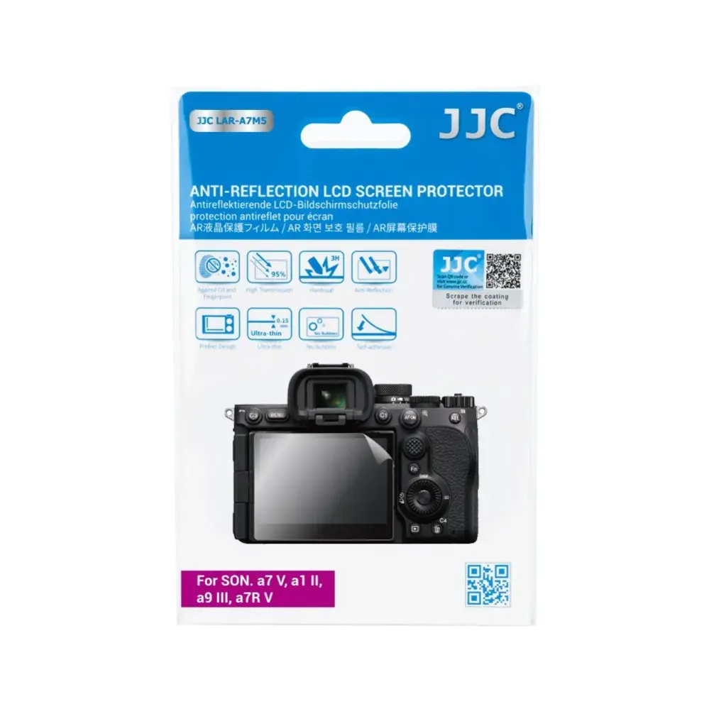  JJC heijastamaton PET-näytönsuoja Sony A7V/A1 II/,A9III/A7RV -kameroille Kamda – nopea toimitus ja turvallinen verkkokauppa