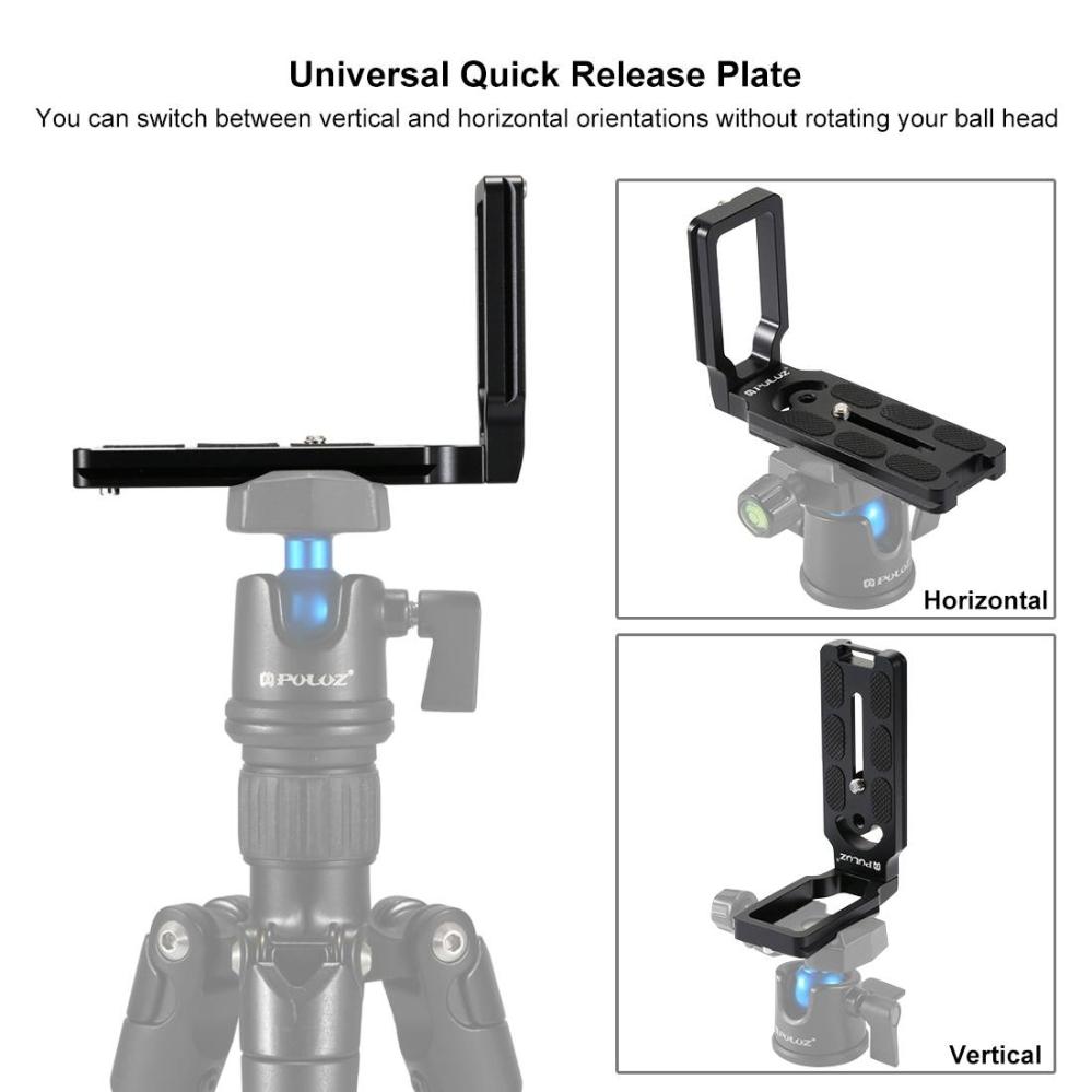  Universal L-bracket för Systemkameror – Stabil Fotografering i Porträttläge