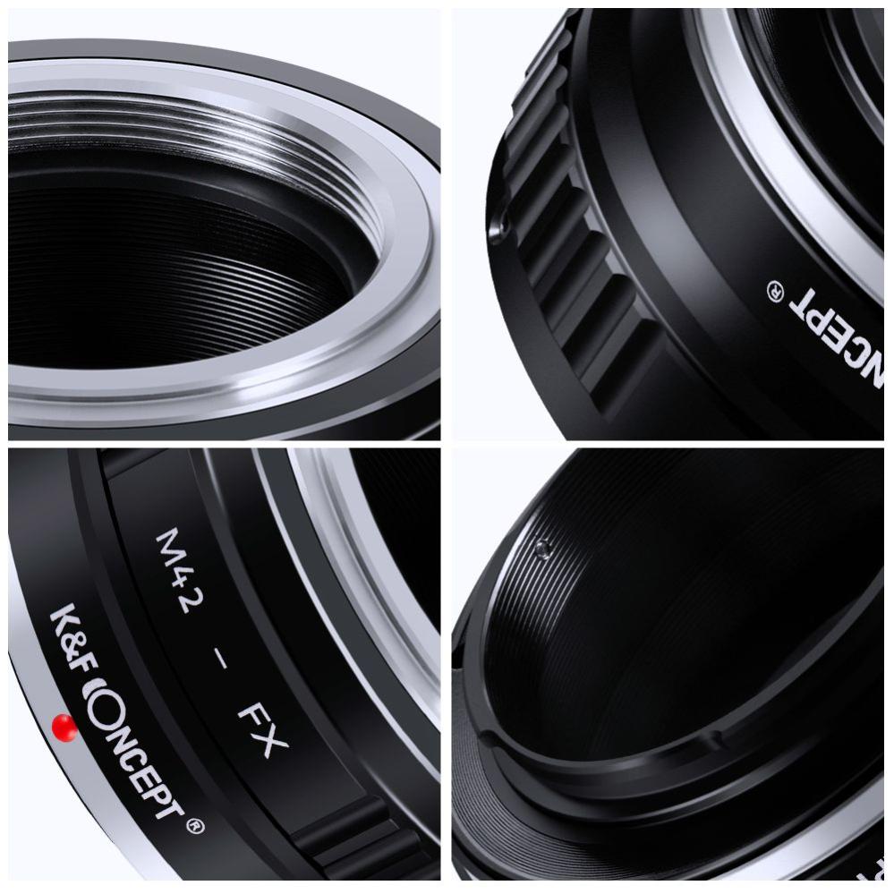  K&F Concept objektivadapter till M42 objektiv för Fujifilm X kamerahus