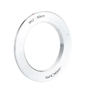  K&F Concept Objektivadapter till M42 objektiv f&ouml;r Nikon kamerahus Kamda &ndash; nopea toimitus ja turvallinen verkkokauppa