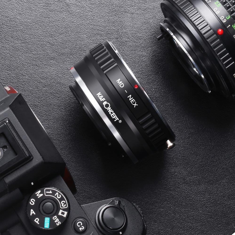  K&F Concept Objektivadapter till Minolta MC MD objektiv för Sony E