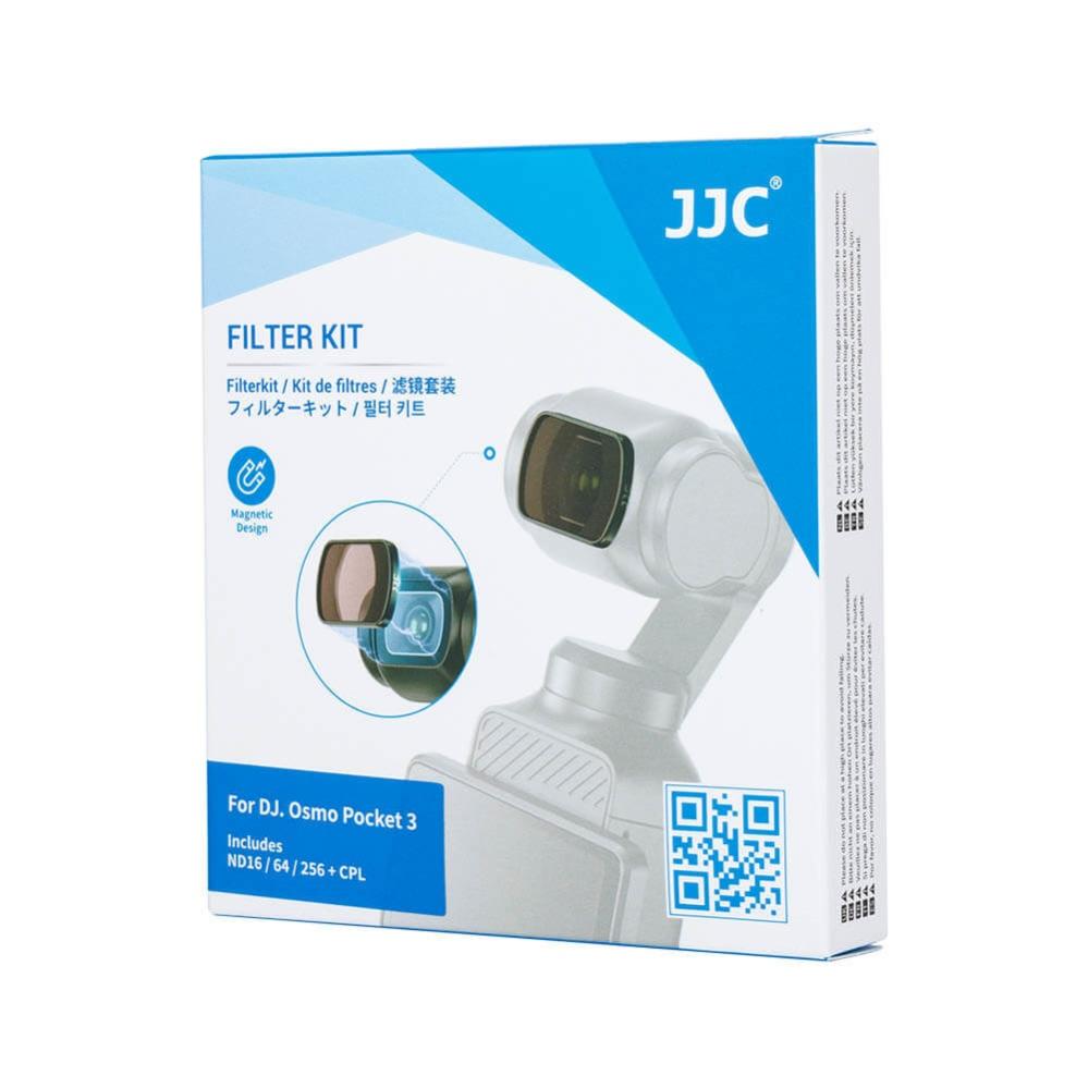  JJC suodatinpaketti ND16 ND64 ND256 CPL DJI Osmo Pocket 3:lle
