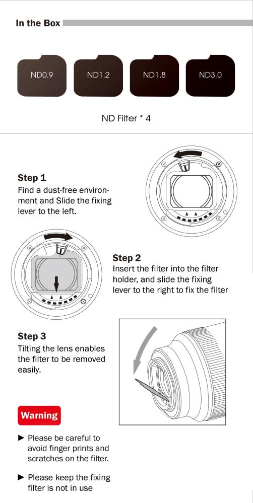  Haida ND-suodatinpaketti Sigma 14–24mm f/2.8 DG DN Sony E/Leica L