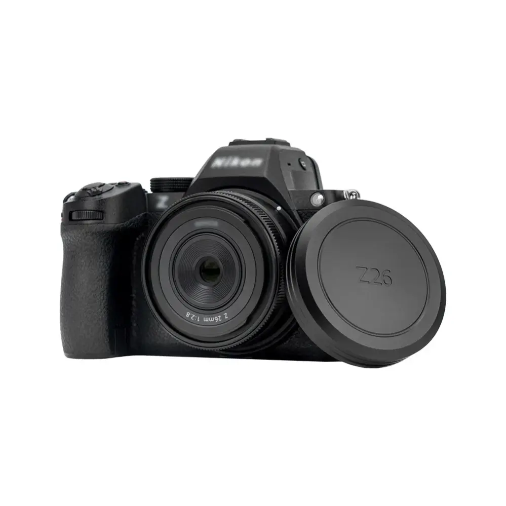  JJC LC-Z26 alumiininen objektiivinsuojus Nikon Z 26mm f/2.8 -objektiiville Kamda – nopea toimitus ja turvallinen verkkokauppa