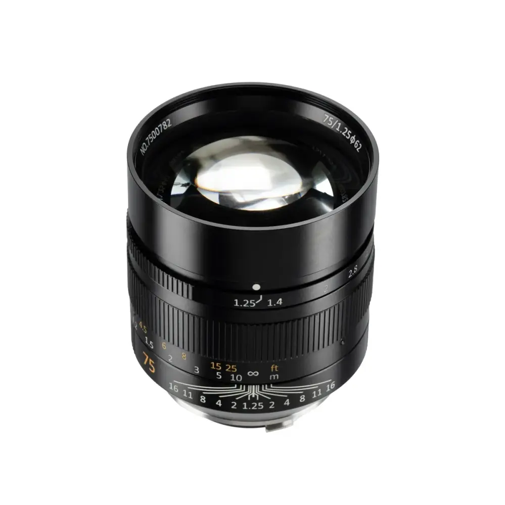  7Artisans 75mm f/1,25 II Leica M -kameralle Kamda – nopea toimitus ja turvallinen verkkokauppa