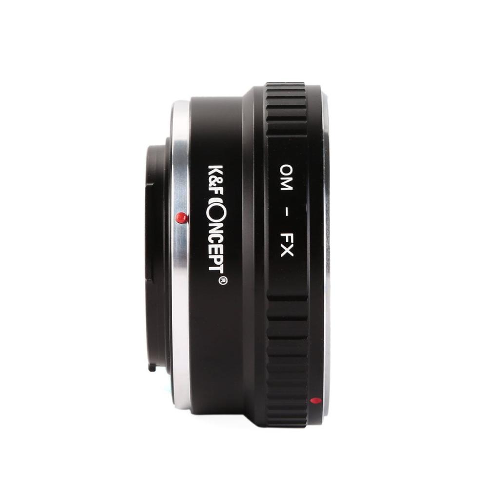  K&F objektivadapter till Olympus OM Zuiko objektiv för Fujifilm X kamerahus