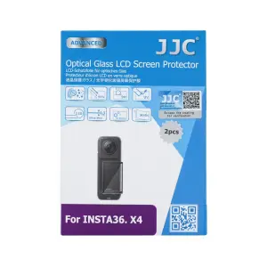  JJC 2x Sk&auml;rmskydd f&ouml;r Insta X4 360&deg; 8K optiskt glas 9H