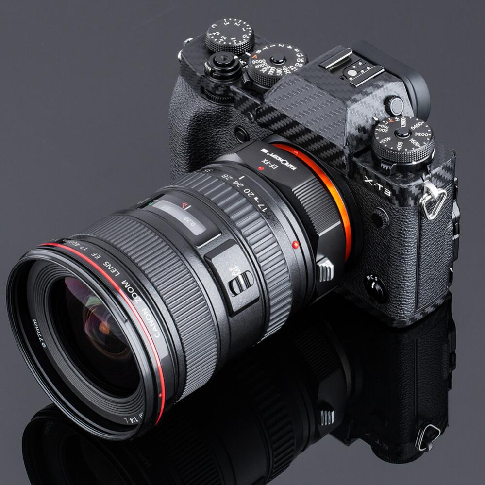  K&F objektivadapter v2 till Canon EF/EF-S objektiv för Fujifilm X kamerahus
