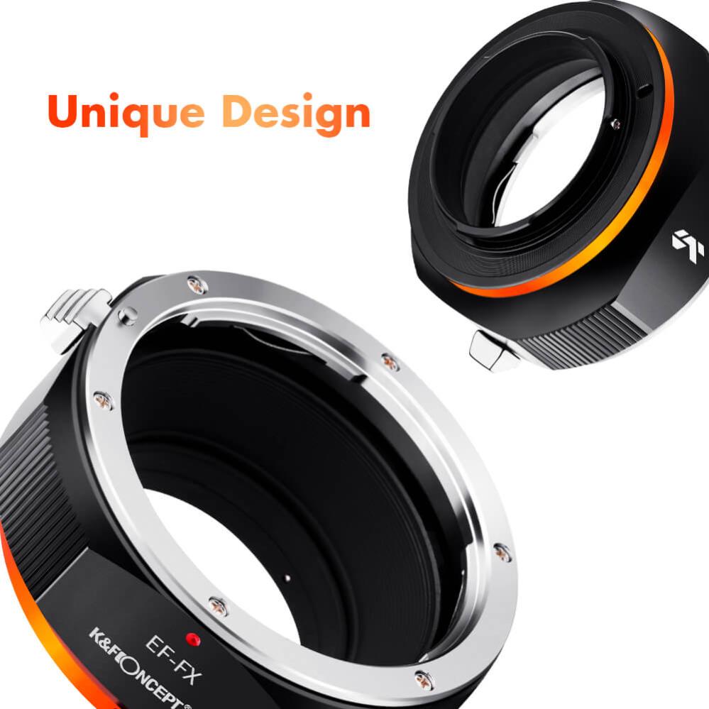  K&F objektivadapter v2 till Canon EF/EF-S objektiv för Fujifilm X kamerahus