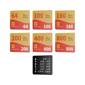  JJC FN-K17 Tool Card Set &ndash; smart verktyg f&ouml;r din Pentax 17-filmkamera