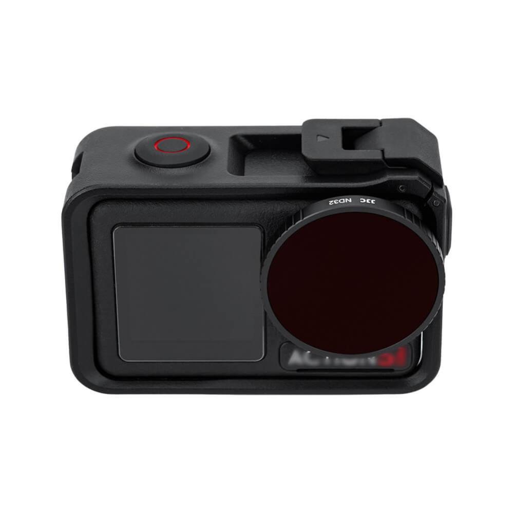  JJC F-DANK4 suodatinsarja Osmo Action 5 Pro / 4 / 3:lle – ND8, ND16, ND32 & CPL