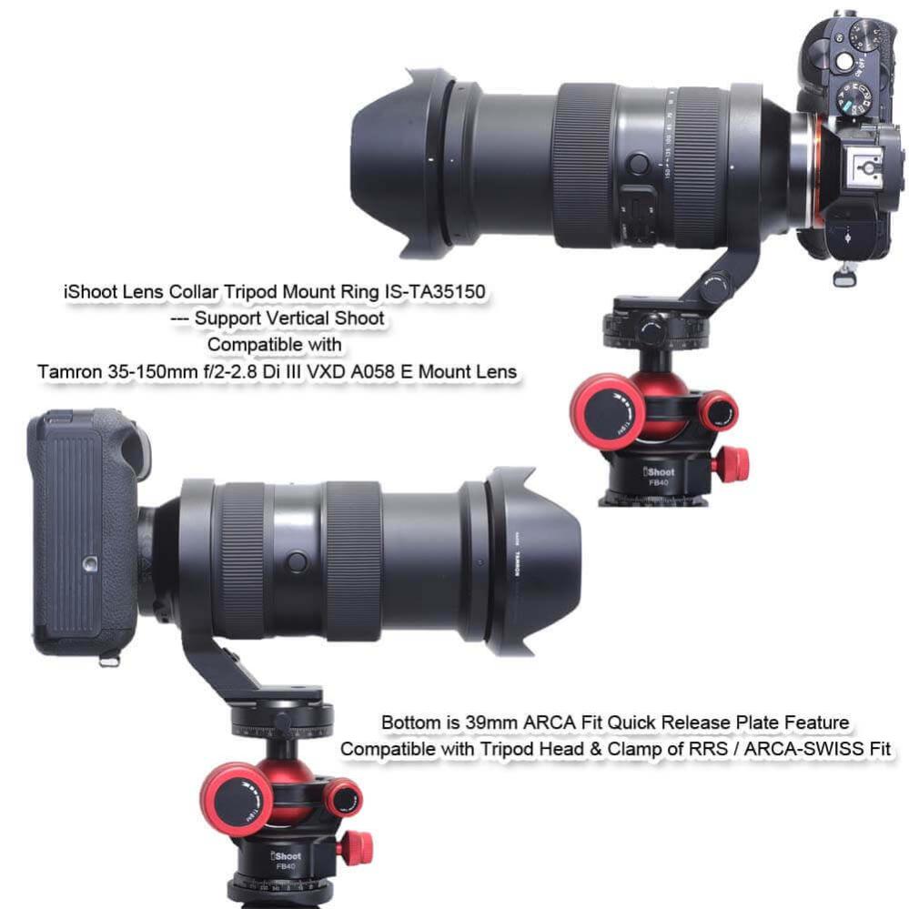  iShoot Stativfäste för Tamron 35-150mm f/2-2.8 Di III VXD A058