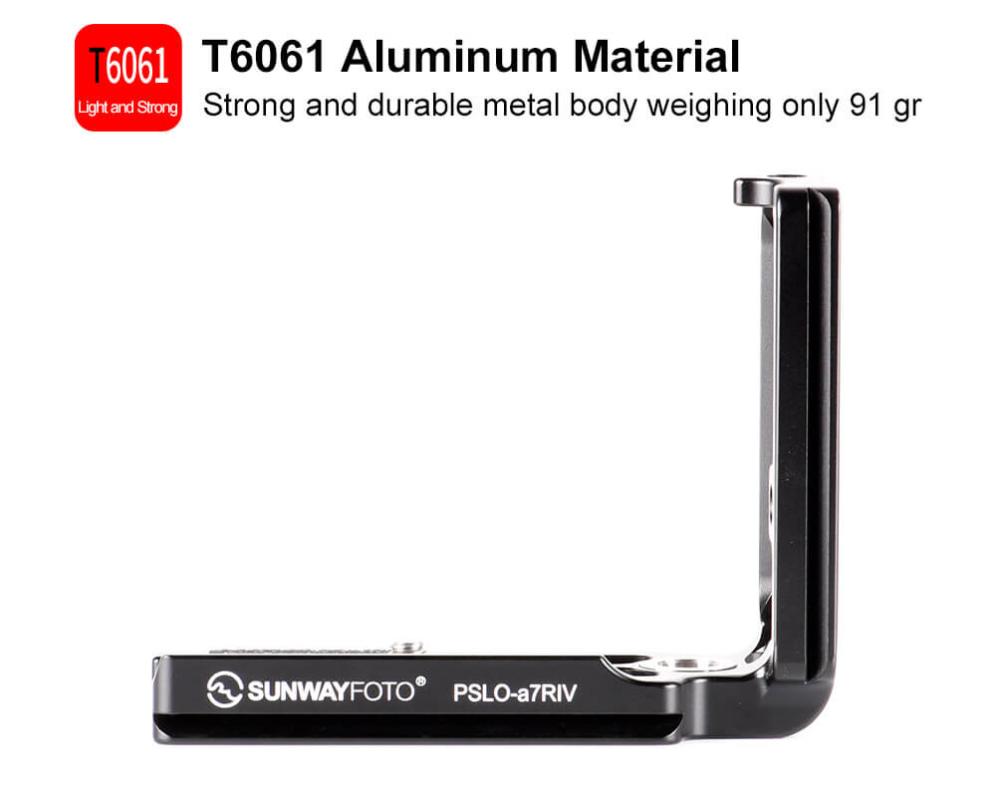  Sunwayfoto L-Bracket för Sony A7R IV & A9II med QD-uttag