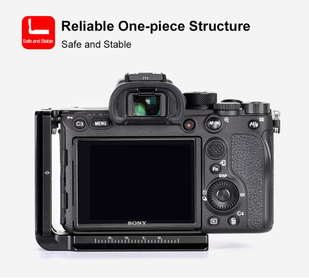  Sunwayfoto L-Bracket för Sony A7R IV & A9II med QD-uttag