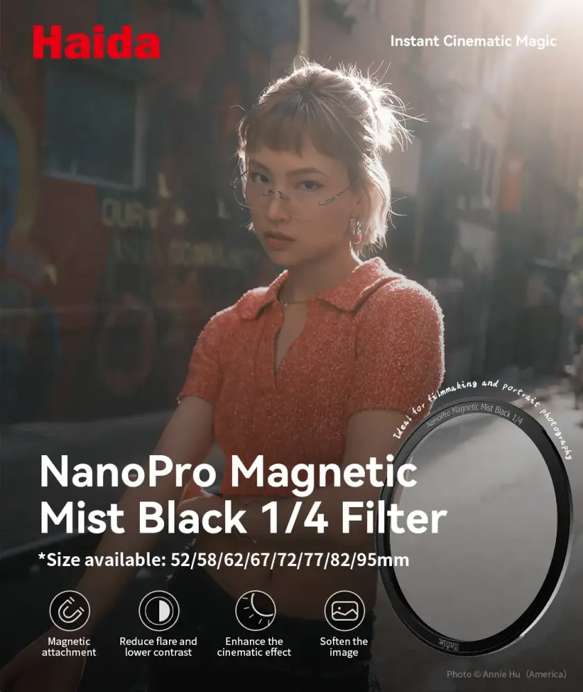  Haida NanoPro Magneettinen Black Mist 1/4 -suodatin Kamda – nopea toimitus ja turvallinen verkkokauppa
