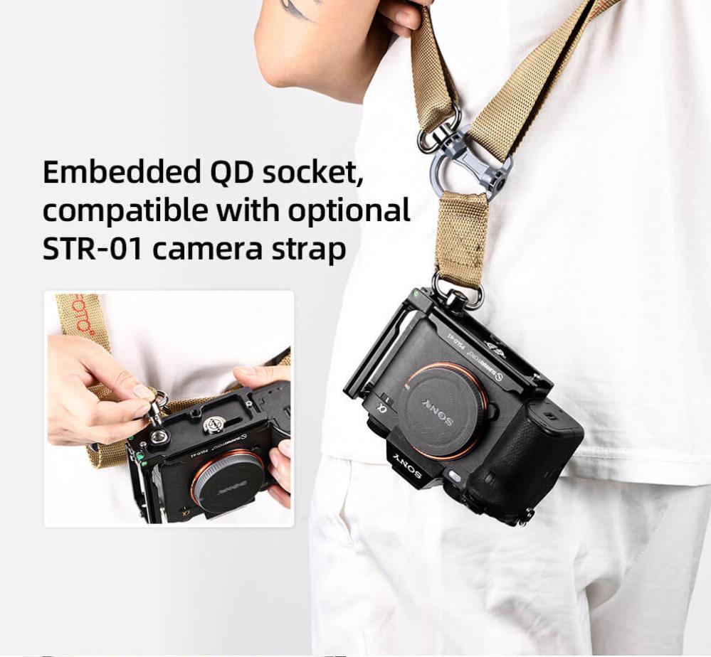  Sunwayfoto L-Bracket för Sony A1 med QD-uttag