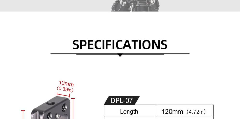  Sunwayfoto L-Bracket universal för systemkameror Arca Swiss QD-hål