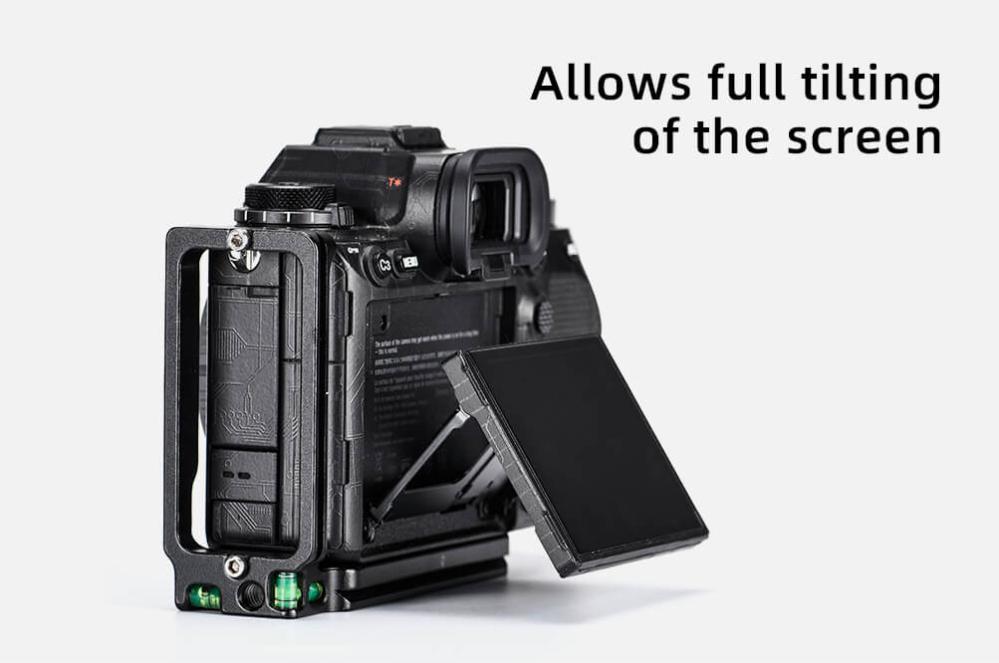  Sunwayfoto L-Bracket för Sony A1 med QD-uttag