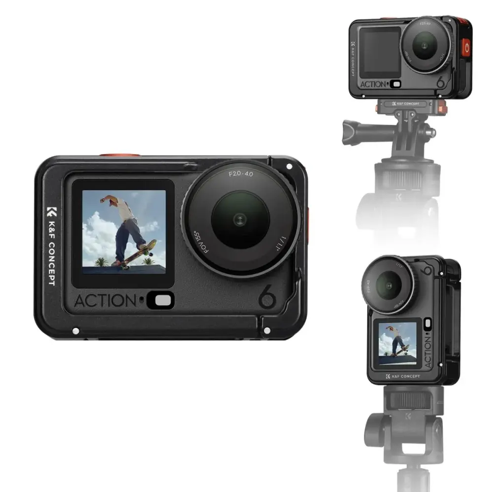  K&F Concept kamerakehikko DJI Osmo Action 6:lle Kamda – nopea toimitus ja turvallinen verkkokauppa