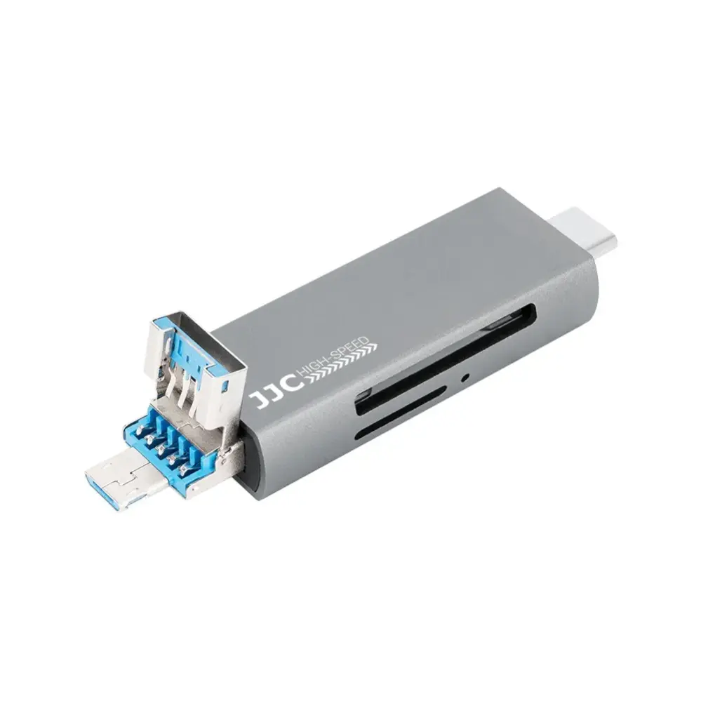  JJC CR-UTC3II USB 3.0 -muistikortinlukija SD- & microSD-korteille Kamda – nopea toimitus ja turvallinen verkkokauppa