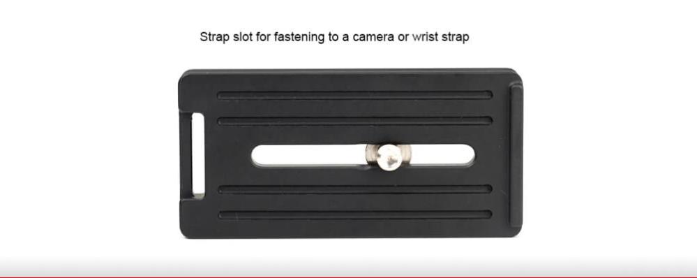  Sunwayfoto DPG-80DR Snabbplatta 80mm Arca Swiss med kantstöd