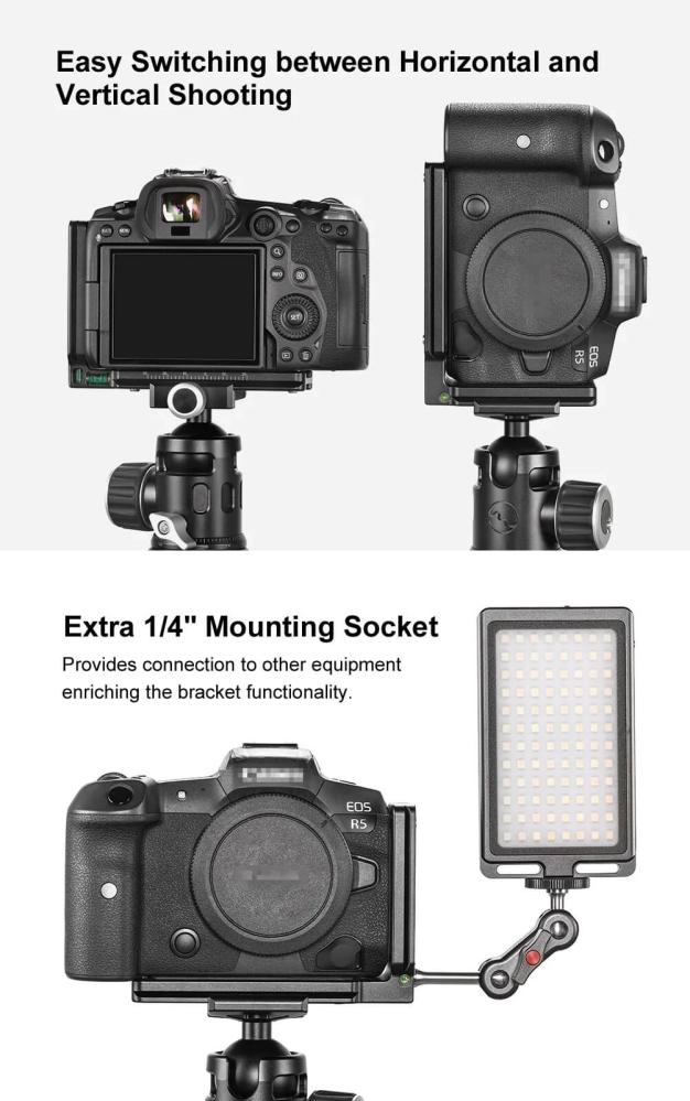  Sunwayfoto L-Bracket universal modell Arca för systemkameror