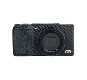  Kiwifotos Skin Ricoh GR II -kameralle &ndash; musta hiilikuitukalvo Kamda &ndash; nopea toimitus ja turvallinen verkkokauppa