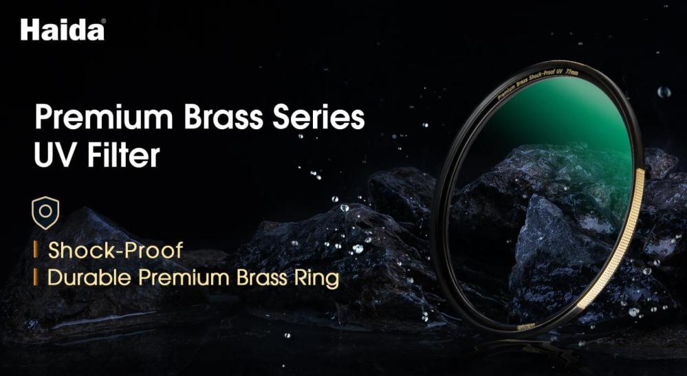  Haida Premium Brass Shock-Proof UV-suodatin – kirkas kuva ja vahva linssisuoja