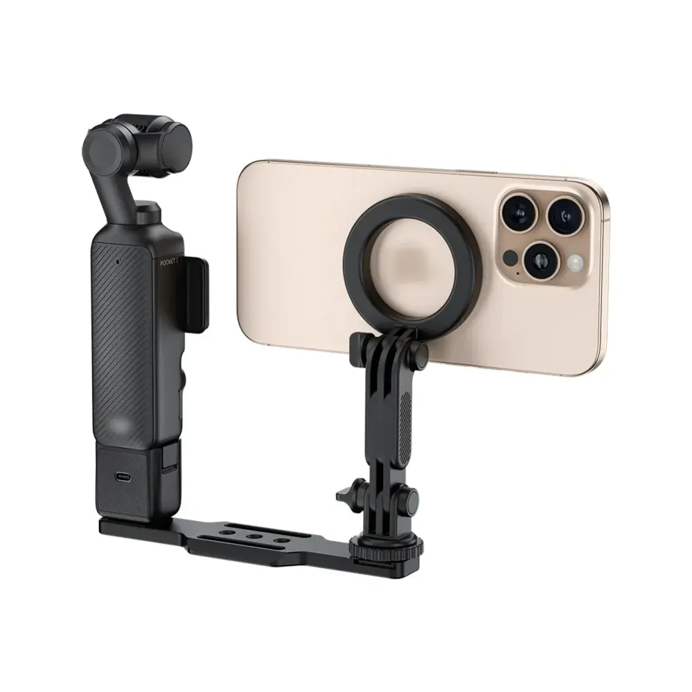  JJC HG-CS1 magneettikiinnike ja cold shoe -jatke DJI Osmo Pocket 3:lle Kamda – nopea toimitus ja turvallinen verkkokauppa