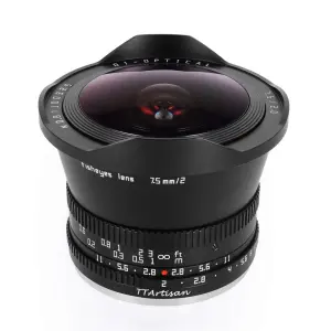  TTArtisan 7,5mm f/2,0 Fisheye Sony E -kameroille (APS-C)