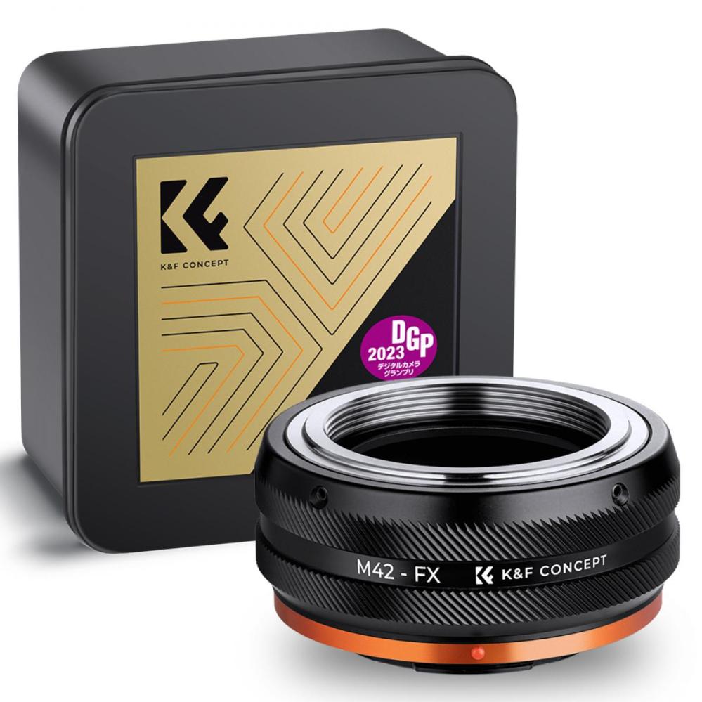  K&F Concept objektivadapter IV Pro till M42-objektiv för Fujifilm X