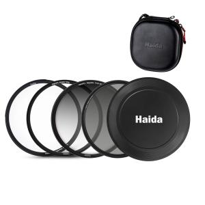 Haida NanoPro 77mm Magnetiskt Filterpaket GND8 CPL UV & filterv&auml;ska