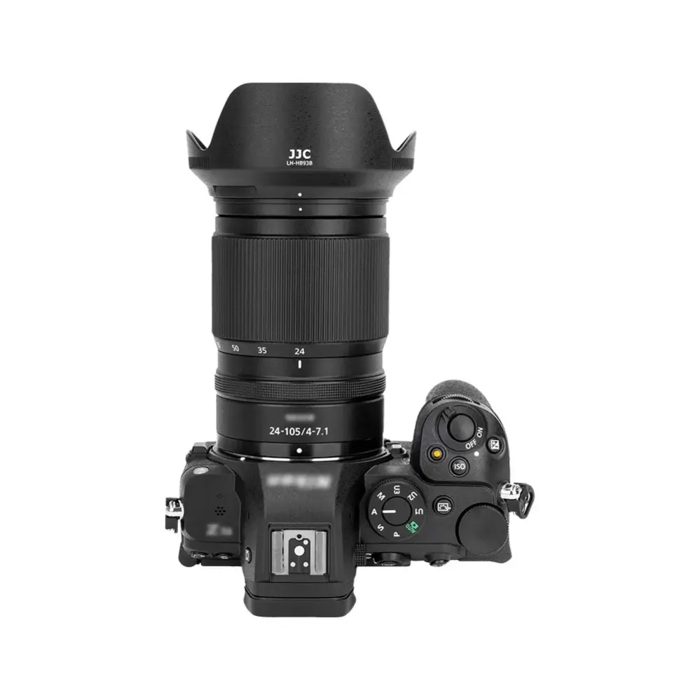  JJC LH-HB93B vastavalosuoja Nikon Z 24-105mm f/4-7.1 -objektiiville Kamda – nopea toimitus ja turvallinen verkkokauppa