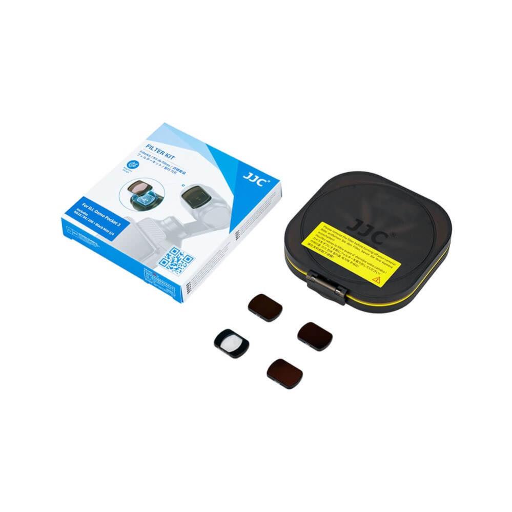  JJC suodatinpaketti ND16 ND64 ND256 Black Mist DJI Osmo Pocket 3:lle