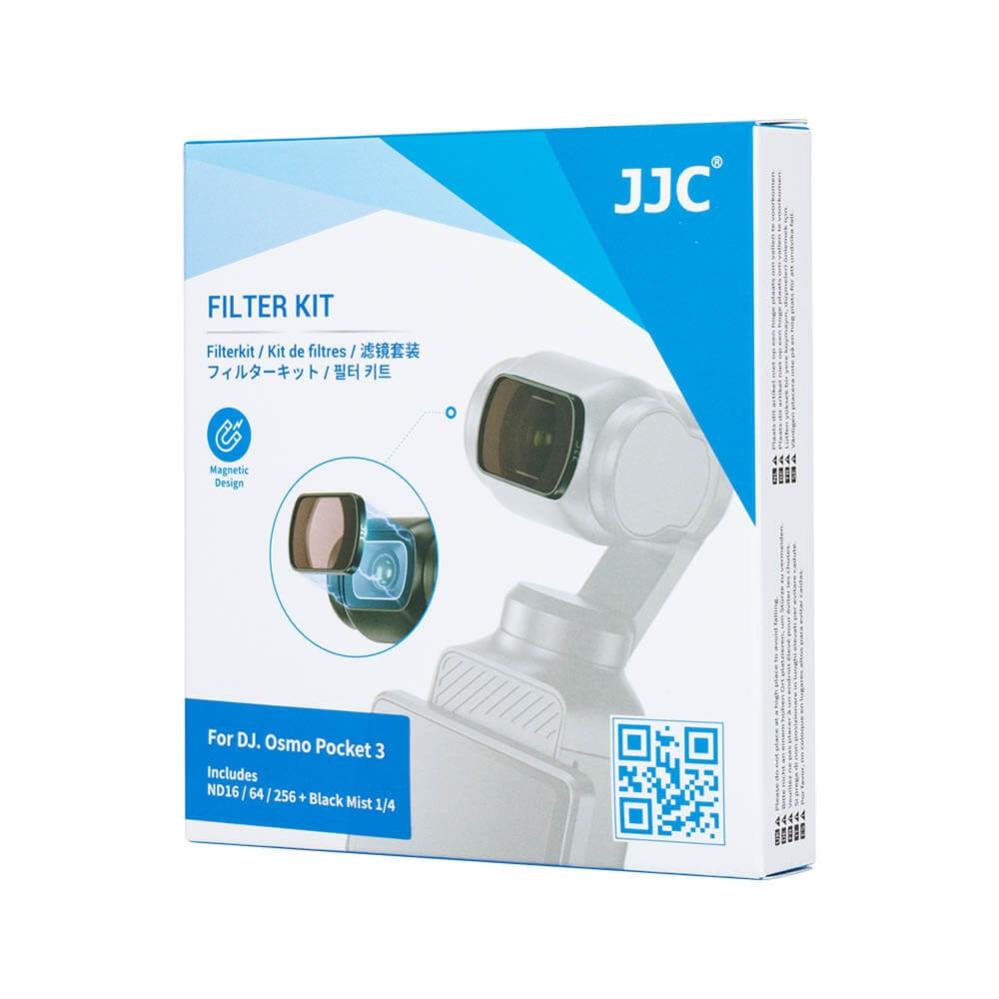  JJC suodatinpaketti ND16 ND64 ND256 Black Mist DJI Osmo Pocket 3:lle
