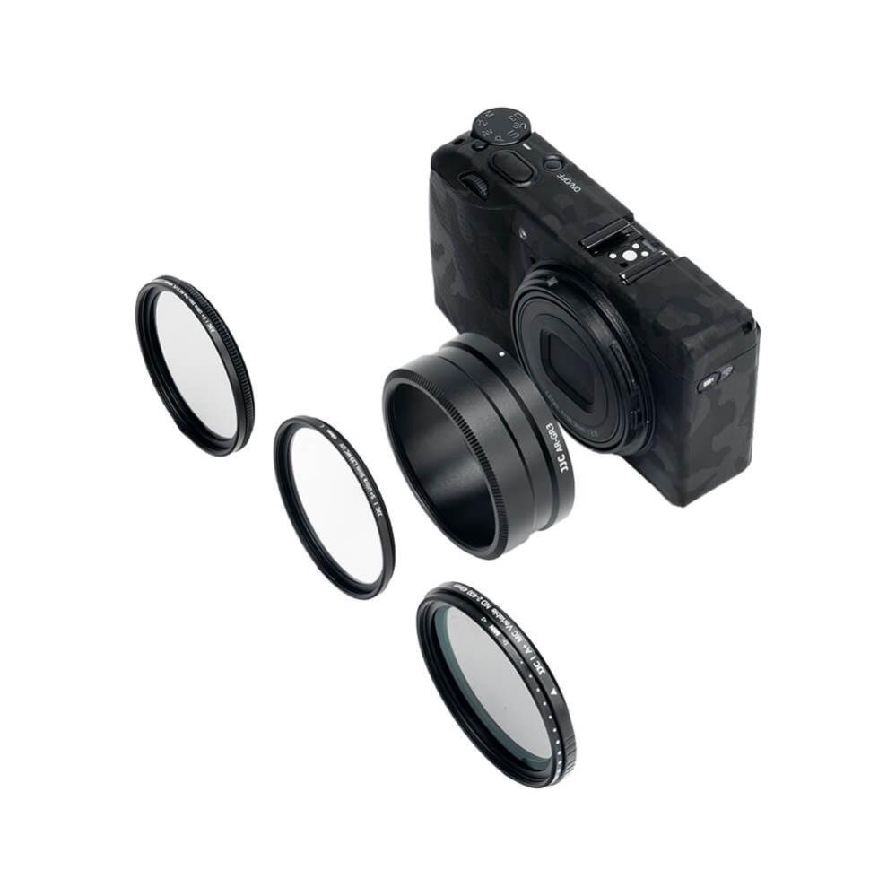  JJC objektiiviadapteri Ricoh GR III:lle, korvaa Ricoh GA-1