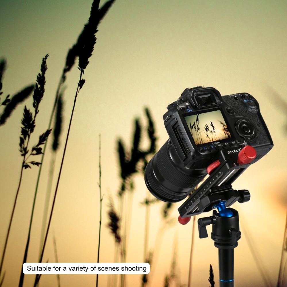  Puluz Makroplatta med skjutreglage för närbildsfotografering