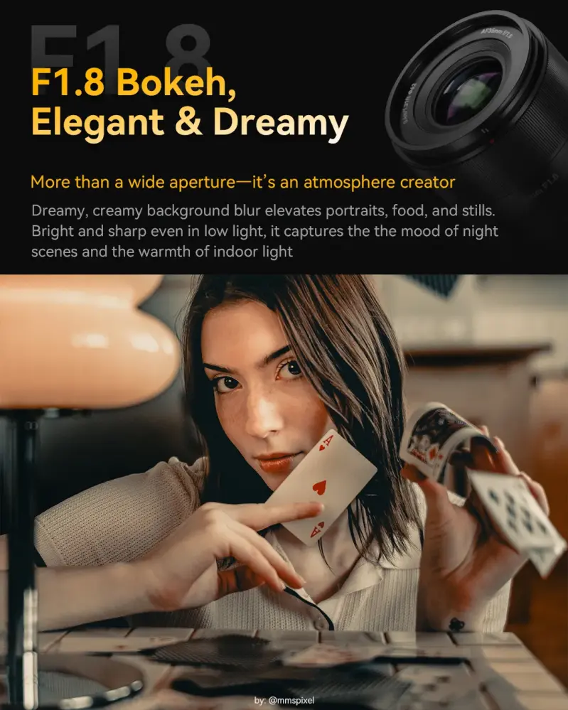  7Artisans AF 35mm f/1,8 Nikon Z -täyskennoisille kameroille