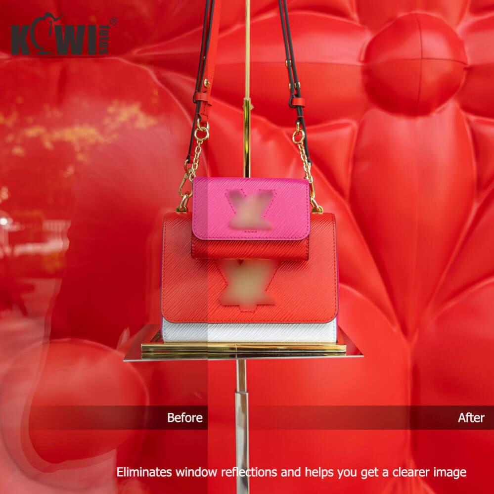  Kiwifotos Mobilhållare med motljusskydd för kamerastativ