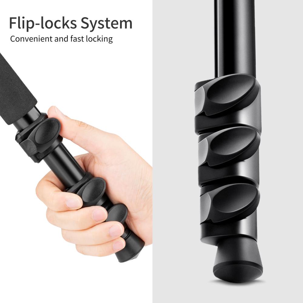  K&F Concept Kamerastativ med Panorama kulled 175cm KF09.089V1