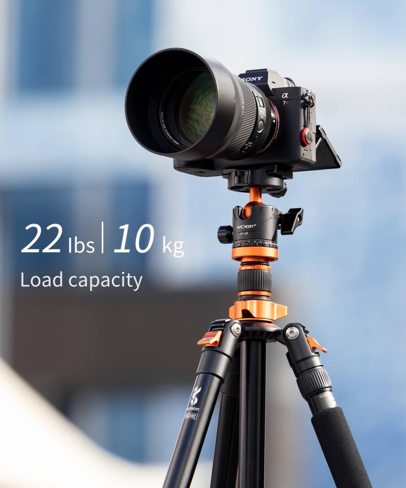  K&F Concept Kamerastativ med Panorama kulled 175cm KF09.089V1